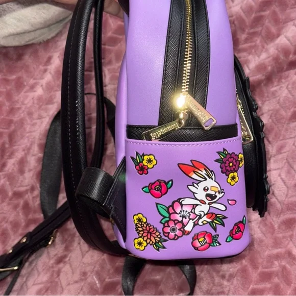 Loungefly Pokémon Gengar Floral Characters Mini Backpack - BoxLunch Exclusive - Picture 5 of 7